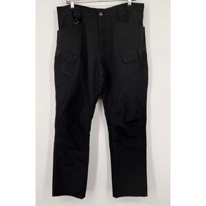 Mens Black Tactical Ripstop Cargo Pants Utility Work Outdoor Trousers Size XL